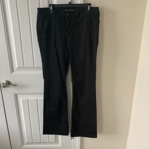 American Eagle bootcut black khaki pants